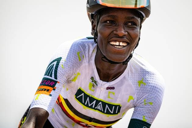 TRINITAH Namukasa: UCI Road cycling, Rad, Radsport, Strasse World Championships - Kigali Rwanda 2025 TRINITAH Namukasa ( UGA ) Uganda ITT Training - Recon - Querformat - quer - horizontal - Landscape - Event Veranstaltung: UCI Road Cycling World Championships Kigali-Rwanda 2025 - Category Kategorie: Cycling - Road Cycling World Championships - Elite Women - Location Ort: Africa - Rwanda - Kigali - Start: Kigali - Finish: Kigali - Individual Time Trail ( ITT ) - Distance: ... km - Date Datum: 20.09.2025 Saturday Day 0 -