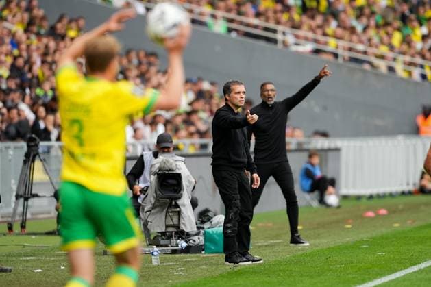 FC Nantes v Stade Rennais FC - Ligue 1 McDonald s 2025 2026 Luis CASTRO (Entraineur Nantes FCN) during the Ligue 1 McDonald s match between Nantes and Rennes at Stade de la Beaujoire on September 20, 2025 in Nantes, France. Nantes France  Copyright: xFEPx 776348133
