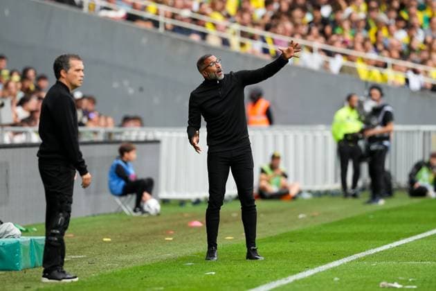 FC Nantes v Stade Rennais FC - Ligue 1 McDonald s 2025 2026 Habib BEYE (Entraineur Rennes SRFC) during the Ligue 1 McDonald s match between Nantes and Rennes at Stade de la Beaujoire on September 20, 2025 in Nantes, France. Nantes France  Copyright: xFEPx 776348133