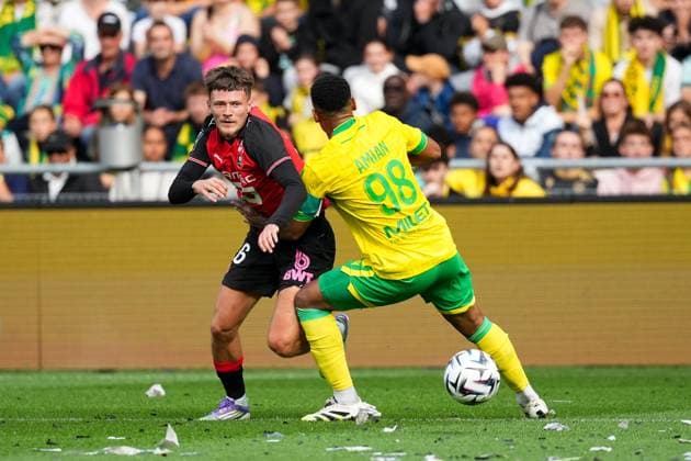 FC Nantes v Stade Rennais FC - Ligue 1 McDonald s 2025 2026 26 Quentin MERLIN (srfc) during the Ligue 1 McDonald s match between Nantes and Rennes at Stade de la Beaujoire on September 20, 2025 in Nantes, France. Nantes France  Copyright: xFEPx 776348133