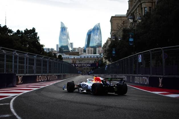 F1 - AZERBAIJAN GRAND PRIX 2025 06 HADJAR Isack (fra), Visa Cash App RB F1 Team VCARB02, action during the 2025 Formula 1 Qatar Airways Azerbaijan Grand Prix, 17th round of the 2025 FIA Formula One World Championship, WM, Weltmeisterschaft from September 19 to 21, 2025 on the Baku City Circuit, in Baku, Azerbaijan - BakuAzerbaijan  Copyright: xEricxAlonsox