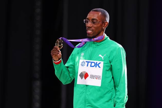 Pedro PICHARDO (PCR), SEPTEMBER 20, 2025 - Athletics : World Athletics Championships Tokyo 2025 Men s Triple Jump Medal Ceremony at National Stadium in Tokyo, Japan.  aflo_304145738