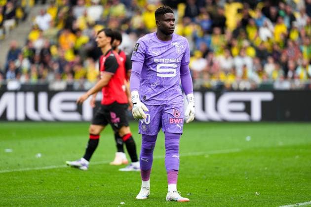FC Nantes v Stade Rennais FC - Ligue 1 McDonald s 2025 2026 30 Brice SAMBA (srfc) during the Ligue 1 McDonald s match between Nantes and Rennes at Stade de la Beaujoire on September 20, 2025 in Nantes, France. Nantes France  Copyright: xFEPx 776348133