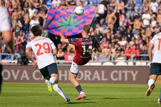 CALCIO - Serie A - Bologna FC vs Genoa CFC Bologna s Torbjorn Heggem portrait in action during Bologna FC vs Genoa CFC, Italian soccer Serie A match in Bologna, Italy, September 20 2025 Bologna Italy  Copyright: xIPAxSport ABACAx