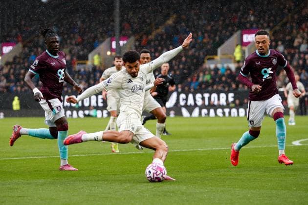 Burnley v Nottingham Forest Premier League Morgan Gibbs-White of Nottingham Forest during the Premier League match at Turf Moor, Burnley UK Newspapers OUT Copyright: xMaxxTomlinsonx FIL-22259-0095
