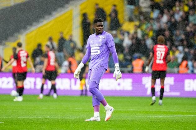 FC Nantes v Stade Rennais FC - Ligue 1 McDonald s 2025 2026 30 Brice SAMBA (srfc) during the Ligue 1 McDonald s match between Nantes and Rennes at Stade de la Beaujoire on September 20, 2025 in Nantes, France. Nantes France  Copyright: xFEPx 776348133
