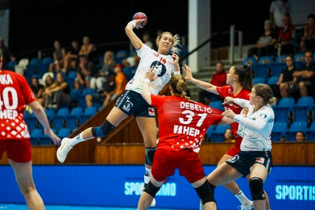 Women s Handball World Cup Qualifiers Croatia Norway Cheb, Czech Republic 20250920 Norway s Kristine Breistol during the friendly match in women s handball between Croatia and Norway at Sports hall TJ Lokomotiva Photo Terje Pedersen NTB Cheb Czech Republic EDITORIAL USE ONLY RESTRICTED USE FOR BETTING COMPANIES  Copyright: xTerjexPedersenx xNTBx