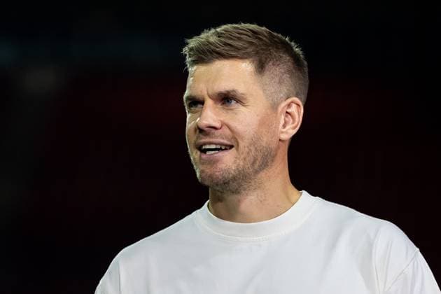 Fussball, Saison 2025 2026, 2. Bundesliga, Max Morlock Stadion, 6. Spieltag, 1. FC Nürnberg - VfL Bochum, 20.09.2025 20.09.2025, Fussball, Saison 2025 2026, 2. Bundesliga, Max Morlock Stadion, 6. Spieltag, 1. FC Nürnberg - VfL Bochum, Sky-Experte und Ex-Profi Simon Terodde bei Sky Foto: Lucca Fundel Nürnberg Max Morlock Stadion Bayern Deutschland
