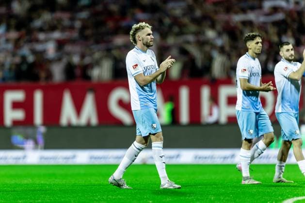 Fussball, Saison 2025 2026, 2. Bundesliga, Max Morlock Stadion, 6. Spieltag, 1. FC Nürnberg - VfL Bochum, 20.09.2025 20.09.2025, Fussball, Saison 2025 2026, 2. Bundesliga, Max Morlock Stadion, 6. Spieltag, 1. FC Nürnberg - VfL Bochum, 3 Philipp Strompf (VfL Bochum) Foto: Lucca Fundel Nürnberg Max Morlock Stadion Bayern Deutschland