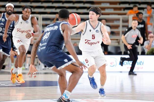 Ryan Arcidiacono Banco di Sardegna Sassari - Trapani Shark LBA Memorial Brusinelli 2025 Trento, 20 09 2025 Foto: Matteo Balzanelli Ciamillo-Castoria Trento BTS Arena Trentino Alto Adige Italy  Copyright: xMatteoxBalzanellix