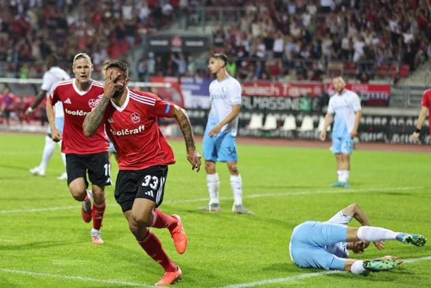 Adriano Grimaldo, FCN, nach dem 2:1 im Hinrundenspiel der Saison 2025 2026 zwischen dem 1. FC Nürnberg und dem Vfl Bochum (2:1) in Nürnberg; 20 09 2025 -