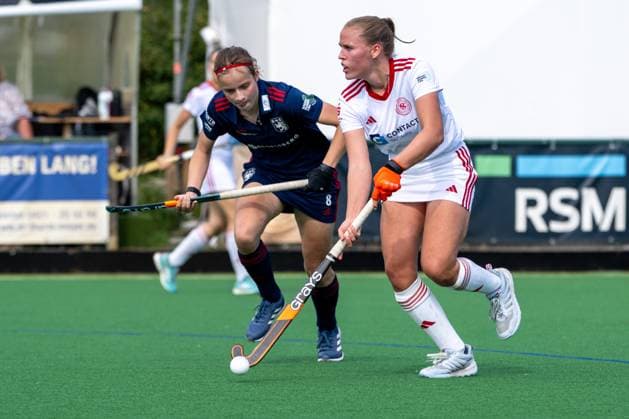 Feldhockey, Bremer HC vs. Düsseldorfer HC 0-2, Damen 1. Bundesliga, Saison 2025-26 21.06.25:, Bremen, Deutschland, 1. Bundesliga Damen Hockey (Foto von Axel Kaste) Lena Frerichs, (5 Bremer HC, Mittelfeld) Bremen Bremer Hockey-Club e.V. Freie Hansestadt Bremen Deutschland