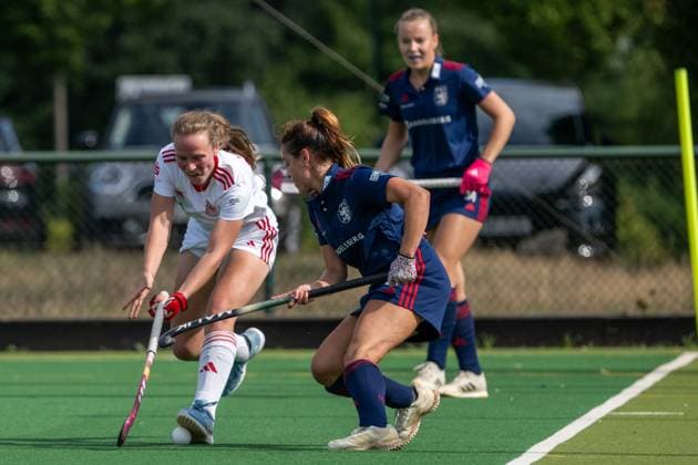 Feldhockey, Bremer HC vs. Düsseldorfer HC 0-2, Damen 1. Bundesliga, Saison 2025-26 21.06.25:, Bremen, Deutschland, 1. Bundesliga Damen Hockey (Foto von Axel Kaste) Li Marie Frerichs, BHC, weiß Bremen Bremer Hockey-Club e.V. Freie Hansestadt Bremen Deutschland
