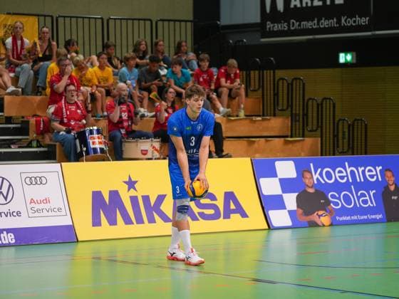 Jannik Koßmann (L.E. Volleys, 03) , TV Rottenburg vs. L.E. Volleys, Volleyball, 2.Bundesliga Sued, 1.Spieltag, 2025 2026, 20.09.2025, TV Rottenburg vs. L.E. Volleys, Volleyball, 2.Bundesliga Sued, 1.Spieltag, 2025 2026, 20.09.2025 Rottenburg am Neckar Copyright: xEibner-Pressefoto DanielexLaxRocx EP_DLO