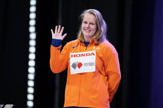 Jessica Schilder of the Netherlands Women s Shot Put Final Medal Ceremony, , Day 9 - World Athletics Championships Tokyo 2025, Japan National Stadium, September 21, 2025, Tokyo, Japan.