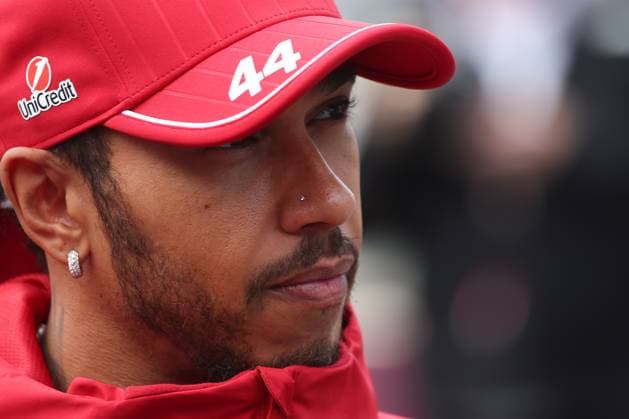 F1 Grand Prix Of Azerbaijan 2025 Lewis Hamilton of Ferrari ahead of the Formula 1 Grand Prix of Azerbaijan at Baku City Circuit in Baku, Azerbaijan on September 21, 2025. Baku Azerbaijan  Copyright: xJakubxPorzyckix originalFilename:porzycki-f1grandp250921_npf2G.jpg