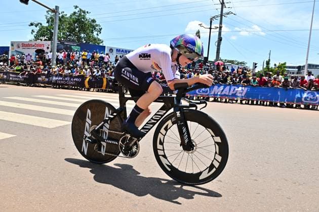 NIEDERMAIER Antonia Frauen Elite ITT Straßen-WM 2025 Ruanda NIEDERMAIER Antonia (Deutschland) Einzelzeitfahren Frauen Elite Straßen-Weltmeisterschaft im Radsport 2025 Road World Championships 2025 UCI Cycling WM 31,2 km Kigali, Ruanda. 32nd World Championships WE - ITT (WC). 21.09.2025