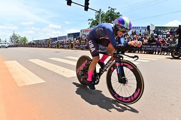 DYGERT ChloÃ Frauen Elite ITT Straßen-WM 2025 Ruanda DYGERT ChloÃ (USA) Einzelzeitfahren Frauen Elite Straßen-Weltmeisterschaft im Radsport 2025 Road World Championships 2025 UCI Cycling WM 31,2 km Kigali, Ruanda. 32nd World Championships WE - ITT (WC). 21.09.2025