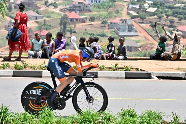 UCI 2025 Road World Championship, WM, Weltmeisterschaft Kigali 21 09 2025 KIGALI, RWANDA - SEPTEMBER 21 : Vollering Demi (NED) during the Women Elite Individual Time Trial of the UCI Road World Championships 2025 92nd edition an UCI World Championships cycling race of 31.2 km with start in Kigali and finish in Kigali on September 21, 2025 in Kigali, Rwanda, 21 09 2025 Kigali Rwanda  Copyright: xJanxDexMeuleneirx