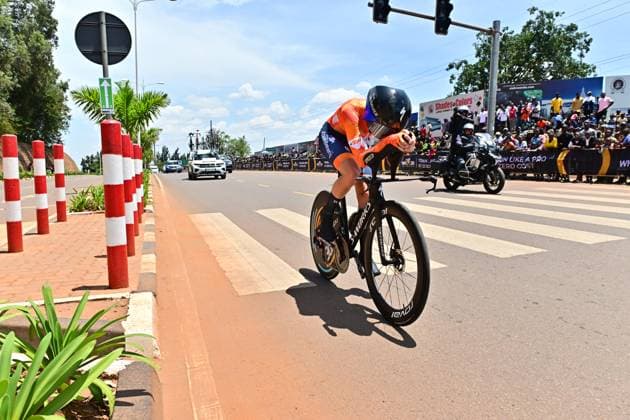 VOLLERING Demi Frauen Elite ITT Straßen-WM 2025 Ruanda VOLLERING Demi (Niederlande) Einzelzeitfahren Frauen Elite Straßen-Weltmeisterschaft im Radsport 2025 Road World Championships 2025 UCI Cycling WM 31,2 km Kigali, Ruanda. 32nd World Championships WE - ITT (WC). 21.09.2025
