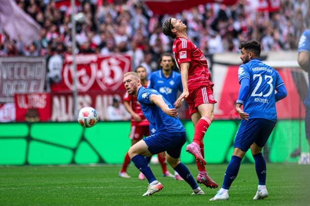 DUSSELDORF, GERMANY - 21 SEPTEMBER, 2025: - Football match Bundesliga 2 Fortuna Düsseldorf - SV Darmstadt 98 at Merkur Spiel Arena.  Copyright: xVITALIIxKLIUIEVx