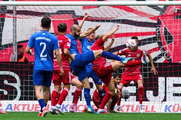 DUSSELDORF, GERMANY - 21 SEPTEMBER, 2025: - Football match Bundesliga 2 Fortuna Düsseldorf - SV Darmstadt 98 at Merkur Spiel Arena.  Copyright: xVITALIIxKLIUIEVx