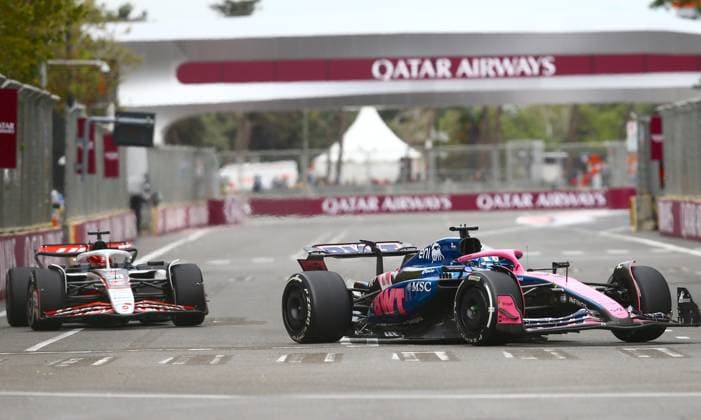 Formula 1 Azerbaijan Grand Prix BAKU, AZERBAIJAN - SEPTEMBER 21: Drivers compete during the F1 Grand Prix of Azerbaijan at Baku City Circuit on September 21, 2025 in Baku, Azerbaijan. Resul Rehimov Anadolu Baku Azerbaijan. Editorial use only. Please get in touch for any other usage.  Copyright: x2025xAnadoluxResulxRehimovx