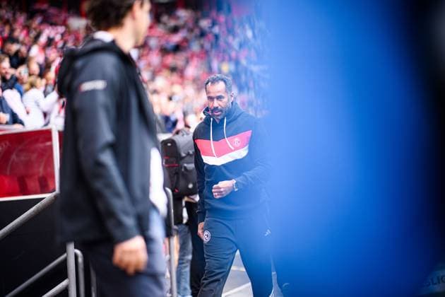 DUSSELDORF, GERMANY - 21 SEPTEMBER, 2025: Daniel Thioune - Football match Bundesliga 2 Fortuna Düsseldorf - SV Darmstadt 98 at Merkur Spiel Arena.  Copyright: xVITALIIxKLIUIEVx
