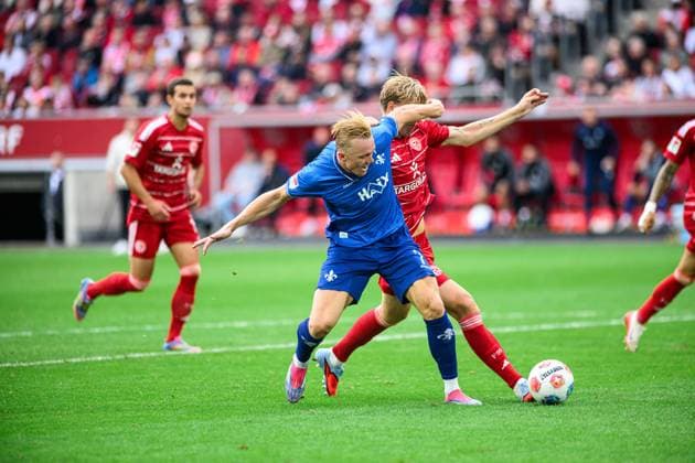 DUSSELDORF, GERMANY - 21 SEPTEMBER, 2025: Isac Lidberg - Football match Bundesliga 2 Fortuna Düsseldorf - SV Darmstadt 98 at Merkur Spiel Arena.  Copyright: xVITALIIxKLIUIEVx