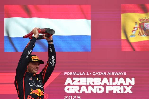 F1 Grand Prix Of Azerbaijan 2025 Max Verstappen of Red Bull Racing after the Formula 1 Grand Prix of Azerbaijan at Baku City Circuit in Baku, Azerbaijan on September 21, 2025. Baku Azerbaijan  Copyright: xJakubxPorzyckix originalFilename:porzycki-f1grandp250921_npjLj.jpg