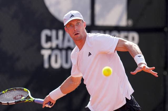 TENNIS - ATP, Tennis Herren Layjet Open BAD WALTERSDORF,AUSTRIA,21.SEP.25 - TENNIS - ATP Challenger Tour, Layjet Open. Image shows Jan Choinski (GBR).  GEPAxpictures xMichaelxRiedler