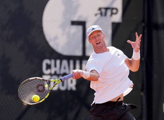 TENNIS - ATP, Tennis Herren Layjet Open BAD WALTERSDORF,AUSTRIA,21.SEP.25 - TENNIS - ATP Challenger Tour, Layjet Open. Image shows Jan Choinski (GBR).  GEPAxpictures xMichaelxRiedler