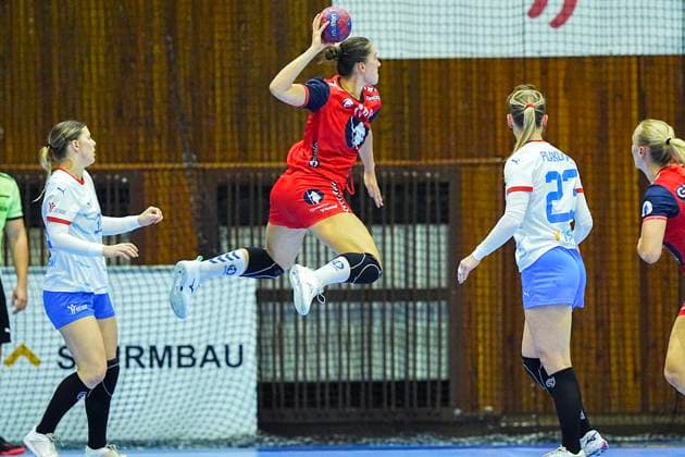 Women s World Handball Championship Qualifiers Czech Republic Norway Cheb, Czech Republic 20250921 The friendly match in women s handball between the Czech Republic and Norway in Sports hall TJ Lokomotiva Photo Terje Pedersen NTB Cheb Czech Republic EDITORIAL USE ONLY RESTRICTED USE FOR BETTING COMPANIES  Copyright: xTerjexPedersenx xNTBx