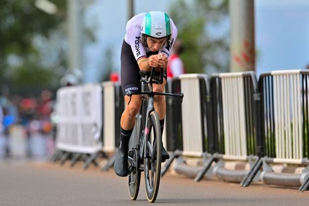 HEIDEMANN Miguel Männer Elite ITT Straßen-WM 2025 Ruanda HEIDEMANN Miguel (Deutschland) Einzelzeitfahren Männer Elite Straßen-Weltmeisterschaft im Radsport 2025 Road World Championships 2025 UCI Cycling WM 40,6 km Kigali, Ruanda, World Championships WE - ITT (WC). 21.09.2025