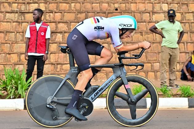 HEIDEMANN Miguel Männer Elite ITT Straßen-WM 2025 Ruanda HEIDEMANN Miguel (Deutschland) Einzelzeitfahren Männer Elite Straßen-Weltmeisterschaft im Radsport 2025 Road World Championships 2025 UCI Cycling WM 40,6 km Kigali, Ruanda, World Championships WE - ITT (WC). 21.09.2025