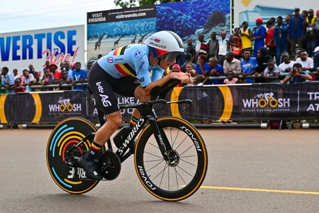 VAN WILDER Ilan Männer Elite ITT Straßen-WM 2025 Ruanda VAN WILDER Ilan (Belgien) Einzelzeitfahren Männer Elite Straßen-Weltmeisterschaft im Radsport 2025 Road World Championships 2025 UCI Cycling WM 40,6 km Kigali, Ruanda, World Championships WE - ITT (WC). 21.09.2025