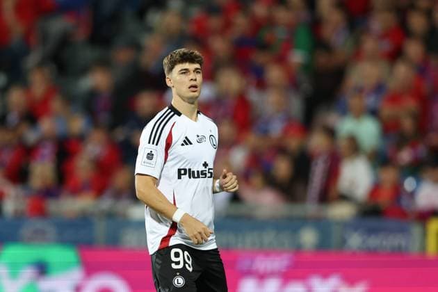 Fußball, Noah Weißhaupt wechselt zum SV Darmstadt, Archivbilder Polish League Rakow Czestochowa Vs Legia Warszawa in Czestochowa, Poland - 20 Sept 2025 Noah Weißhaupt of Legia Warszawa seen during Polish League PKO BP Ekstraklasa 2025 2026 football match between Rakow Czestochowa and Legia Warszawa at Municipal Stadium (Czestochowa). Final score Rakow Czestochowa 1 : 1 Legia Warszawa Czestochowa Poland Copyright: xGrzegorzxWajdax xSOPAxImagesx RAKOW-LEGIA200925_12