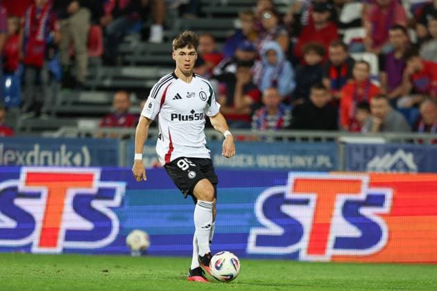 Fußball, Noah Weißhaupt wechselt zum SV Darmstadt, Archivbilder Polish League Rakow Czestochowa Vs Legia Warszawa in Czestochowa, Poland - 20 Sept 2025 Noah Weißhaupt of Legia Warszawa seen in action during Polish League PKO BP Ekstraklasa 2025 2026 football match between Rakow Czestochowa and Legia Warszawa at Municipal Stadium (Czestochowa). Final score Rakow Czestochowa 1 : 1 Legia Warszawa Czestochowa Poland Copyright: xGrzegorzxWajdax xSOPAxImagesx RAKOW-LEGIA200925_14