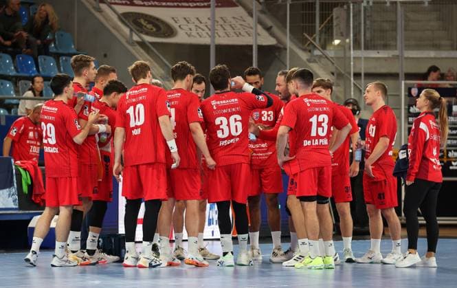 21.09.2025, Deutschland, Bietigheim, Handball 2. Bundesliga, SG BBM Bietigheim vs. HSC 2000 Coburg, Auszeit Bietigheim