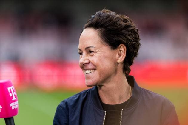 Google Pixel Frauen-Bundesliga, 1. FC Köln - VfL Wolfsburg; 21.09.2025 Nicole Bender-Rummler (Abteilungsleiterin 1. FC Köln Frauen) im Magenta Interview Google Pixel Frauen-Bundesliga, 1. FC Köln - VfL Wolfsburg Köln, Franz-Kremer-Stadion am 21.09.2025 DFB REGULATIONS PROHIBIT ANY USE OF PHOTOGRAPHS AS IMAGE SEQUENCES AND OR QUASI-VIDEO. Copyright: xBEAUTIFULxSPORTS Wunderlx