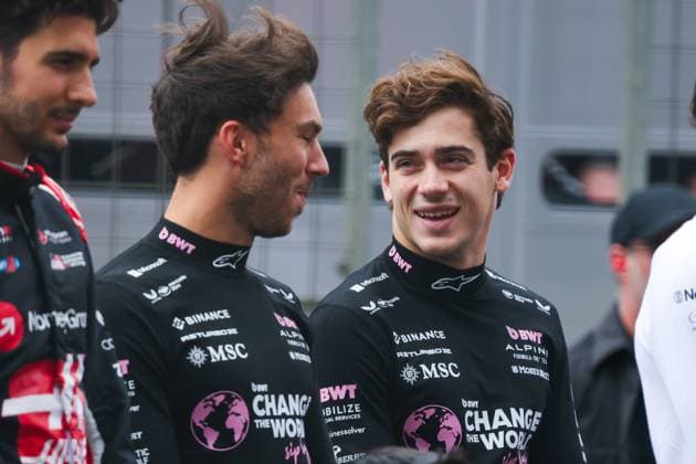 F1 - AZERBAIJAN GRAND PRIX 2025 GASLY Pierre (fra), Alpine F1 Team A525, COLAPINTO Franco (arg), Alpine F1 Team A525, portrait during the 2025 Formula 1 Qatar Airways Azerbaijan Grand Prix, 17th round of the 2025 FIA Formula One World Championship, WM, Weltmeisterschaft from September 19 to 21, 2025 on the Baku City Circuit, in Baku, Azerbaijan - BakuAzerbaijan Copyright: xANTONINxVINCENTx