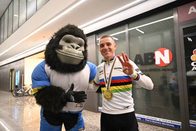 21-09-2025 World Championships Elite Cronometro; 2025, Soudal - Quick Step; Evenepoel, Remco; Kigali; 