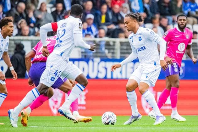 FOOTBALL : AJ Auxerre vs Toulouse FC - Ligue 1 - JournÃ e 5 - 21 09 2025 Sekou Mara (AJ Auxerre) AuxerreFrance  Copyright: xBaptistexAutissierx