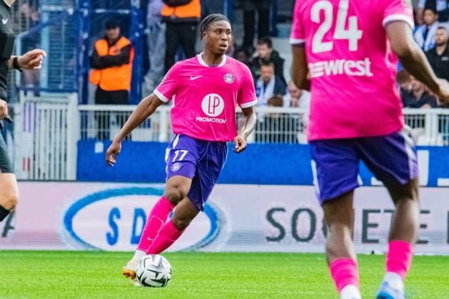 FOOTBALL : AJ Auxerre vs Toulouse FC - Ligue 1 - JournÃ e 5 - 21 09 2025 Abu Grancis (Toulouse FC) AuxerreFrance  Copyright: xBaptistexAutissierx