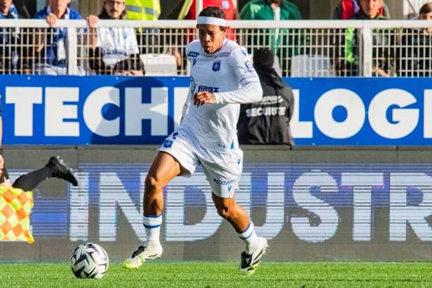 FOOTBALL : AJ Auxerre vs Toulouse FC - Ligue 1 - JournÃ e 5 - 21 09 2025 Kevin Danois (AJ Auxerre) AuxerreFrance  Copyright: xBaptistexAutissierx