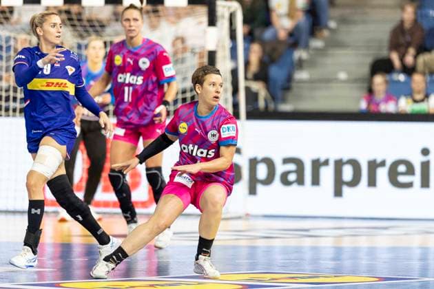 Länderspiel DHB - Deutschland gegen Niederlande, 21.09.2025 Länderspiel DHB - Deutschland gegen Niederlande am 21.09.2025 in Krefeld. - Copyright: xBEAUTIFULxSPORTS KennyxBeelex