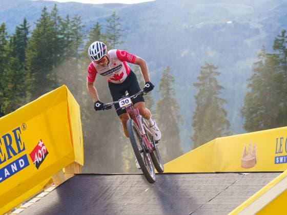 Man Lenzerheide UCI Mountain Bike World Series- XCO Race PUNCHARD Cole of CANNONDALE FACTORY RACING participates in the Man Lenzerheide UCI MOUNTAIN BIKE WORLD SERIES - XCO race at Lenzerheide Downhill in Lenzerheide, on September 21, 2025. Lenzerheide Switzerland  Copyright: xFabioxAvernax originalFilename:averna-manlenze250921_npCY4.jpg