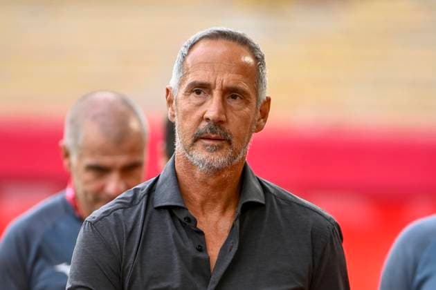 FOOTBALL : MONACO vs METZ - ligue 1 - 21 9 25 Monaco™s coach Adi Hütter during the French L1 2025-2026 season football match between AS Monaco and FC Metz at Louis II stadium of Monaco, south France, on September 21, 2025. MONACOMonaco  Copyright: xfredxDIDES psnewzx