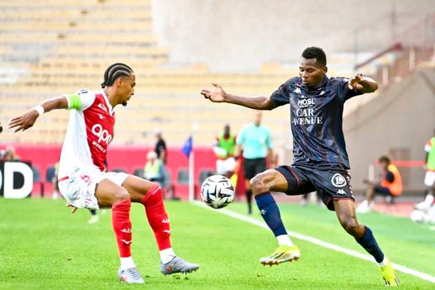 FOOTBALL : MONACO vs METZ - ligue 1 - 21 9 25 Metz™s 30 H. Diallo and Monaco™s defender 5 Thilo Kehrer during the French L1 2025-2026 season football match between AS Monaco and FC Metz at Louis II stadium of Monaco, south France, on September 21, 2025. MONACOMonaco  Copyright: xfredxDIDES psnewzx