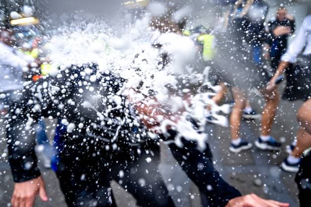 BAKU, AZERBAIJAN: James Vowles, racing for the Williams Racing team during the 2025 Formula 1 Azerbaijan Grand Prix at the Baku City Circuit in Baku, Azerbaijan